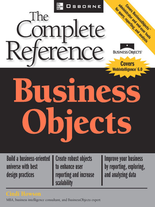 Title details for Business Objects by Cindi Howson - Available
